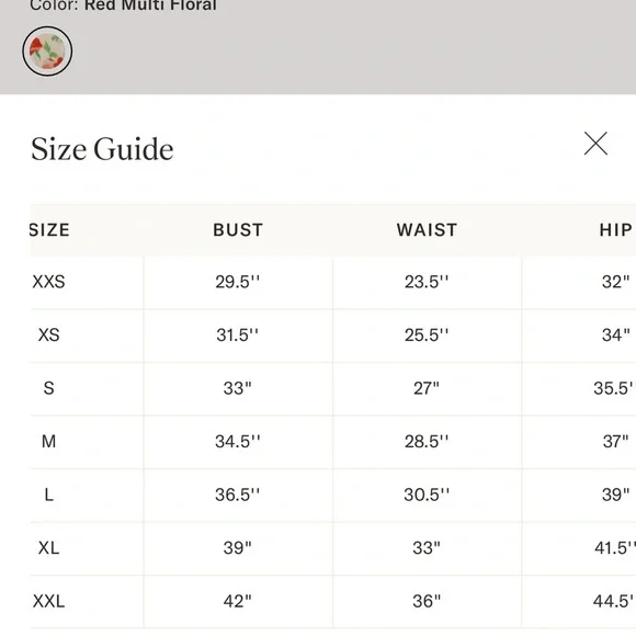 Tukernuck Hyacinth House Red Multi Floral Strapless Malory Dress Size XS - Picture 10 of 10